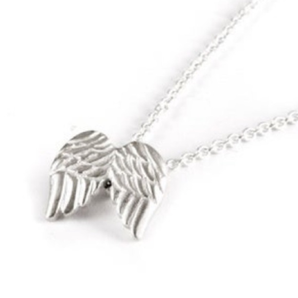 NEW Guardian Angel Necklace NEW in Original Packaging White Gold NEW NWT